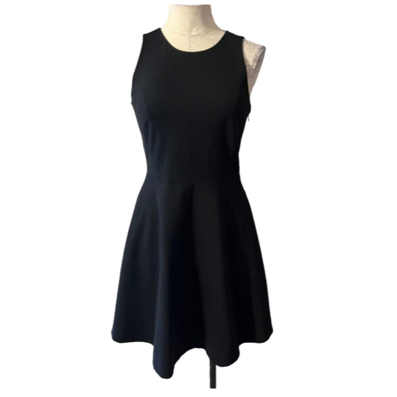 Kate Spade Dress 4 Black A Line Bow Back Stretch Pockets Career Church $289 - Picture 2 of 12